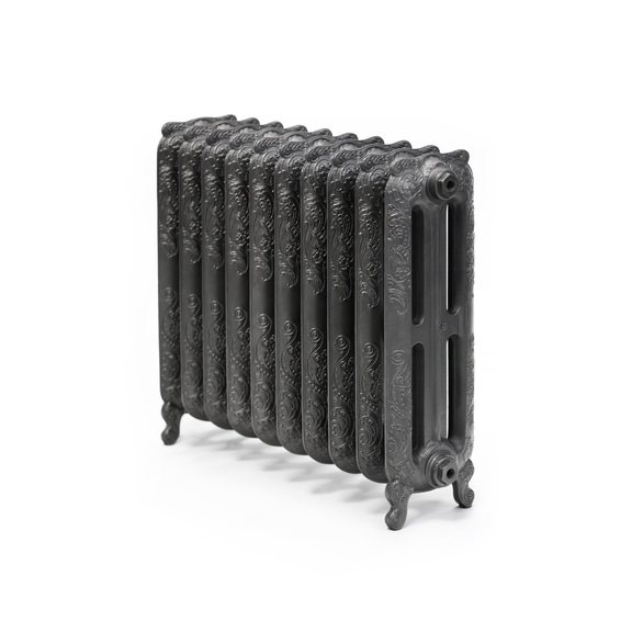 TERMA Oxford článkový radiátor 660x360 - Raw Metal